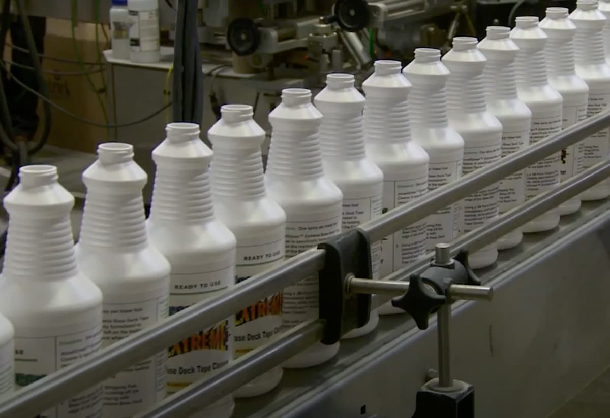 bottles ready to be filled